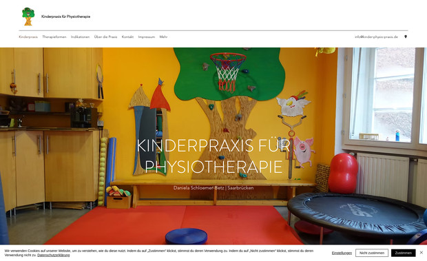 Kinderphysiopraxis: Wenn Eltern eine Kinderphysiotherapeutin suchen, ist eine Webseite für Kinderphysiotherapie unerlässlich. Wo sonst kann man seine Fähigkeiten und Erfolge besser demonstrieren, als auf einer Webseite.