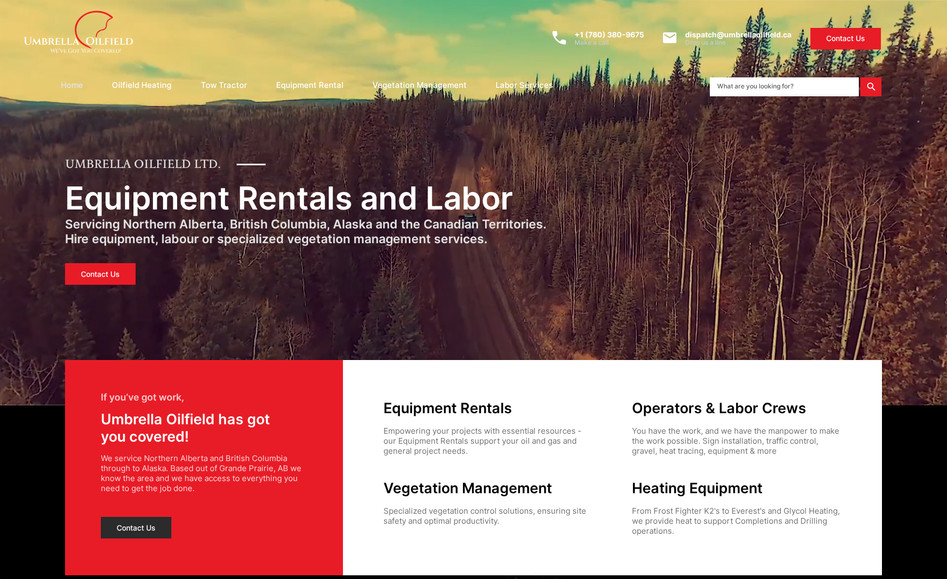 SEO and Content Management System: Always evolving and expanding, this clients inventory shifts and changes with the season. A versatile website that has a high-performing local SEO profile; easy to manage, update and scale this website alongside the company's needs.