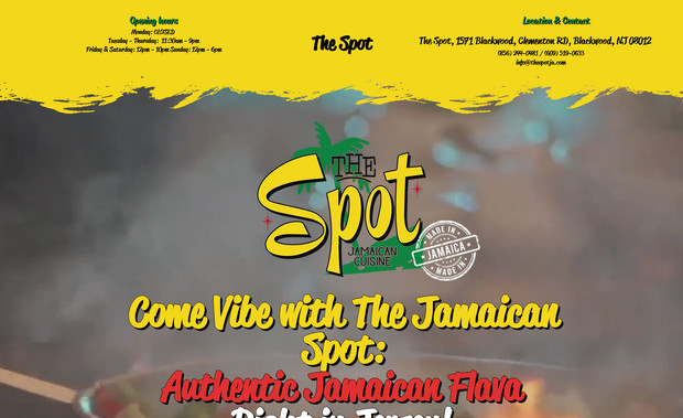 The Spot - Landing page -  Restaurant - Wix studio: Jamaican restaurant landing page and more coming soon!