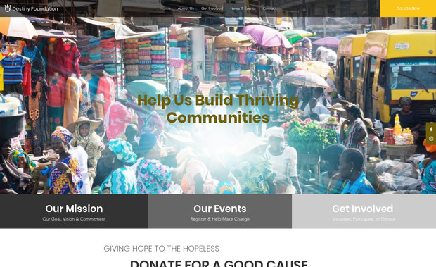 Destiny Foundation: undefined