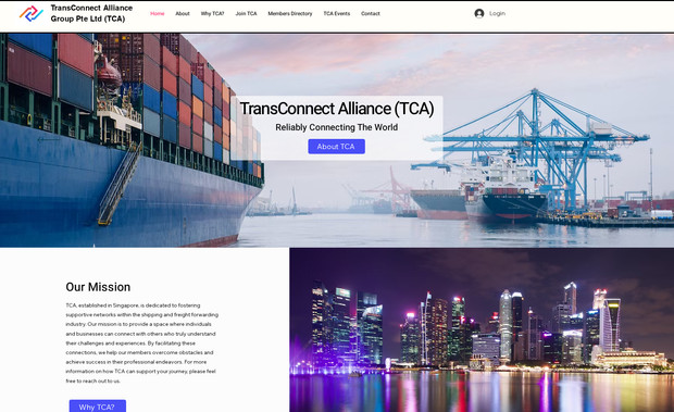 TransConnect Alliance Group Pte Ltd: TransConnect Alliance (TCA) is a leading global network that unites freight forwarders worldwide, seamlessly connecting various modes of transportation, including air, sea, and land.

Founded by industry veterans with over 20 years of experience in freight forwarder networks, TCA offers our members a boutique network at reasonable costs. Our primary focus is on fostering trust and camaraderie within the TCA family.