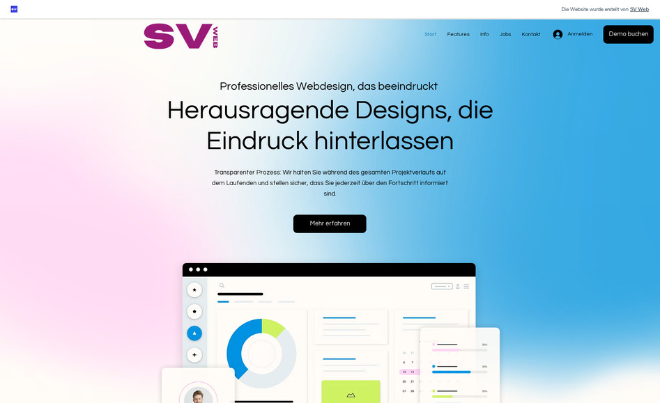 SV WEB: Transparenter Prozess: Wir halten Sie während des gesamten Projektverlaufs auf dem Laufenden und stellen sicher, dass Sie jederzeit über den Fortschritt informiert sind.