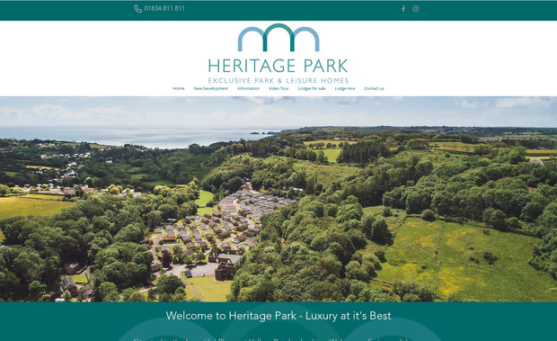 Heritage Park: A 5 start holiday park website