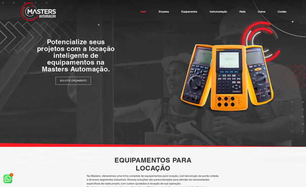 Masters Automação: Locação de Equipamentos