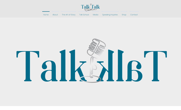 Talk Talk: We worked with the business owner to create a full branding presence for her coaching and speaking business. 