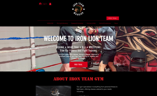 Iron Lion Team: Website redesign and clean up