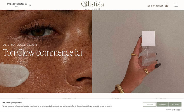 Olistika: J’ai conçu le site Web d’Olistika, un salon d’esthétique qui se démarque par son approche professionnelle et ses soins personnalisés. Le mandat était de créer une vitrine en ligne élégante et accueillante, permettant de présenter clairement les différents services tout en reflétant l’univers beauté et bien-être du salon. Le design est épuré, moderne et féminin, avec une navigation intuitive et des sections optimisées pour le référencement (SEO) afin de favoriser la visibilité et la prise de rendez-vous en ligne.