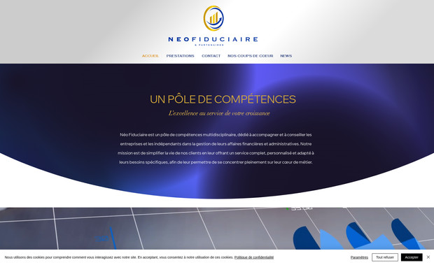 NEO-FIDUCIAIRE: CONCEPTION & WEBDESIGN