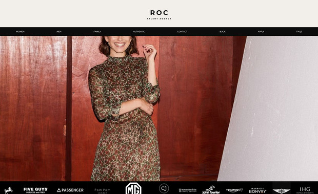 Roc Talent Agency: Our work on this project involved both designing and developing the website, ensuring it is visually appealing, user-friendly, and fully functional.