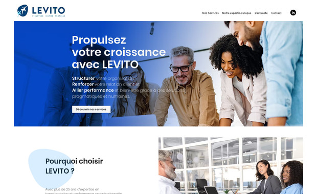 LEVITO: Site pour de la formation en entreprise et l'amélioration par le Feng Shui