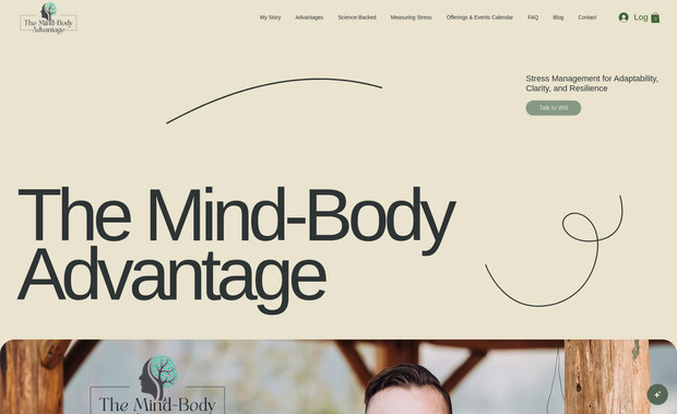 The Mind Body Advantage: Wellness / Therapy Website Design