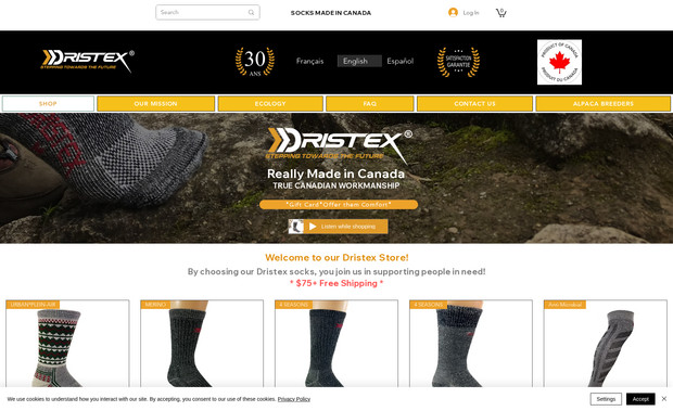 DRISTEX-BOUTIQUE: Boutique en ligne - Produits Canadiens