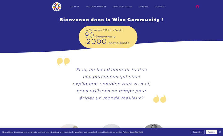 Wise Community: Réalisation d'un site communautaire