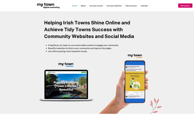 My Town Digital : Website design