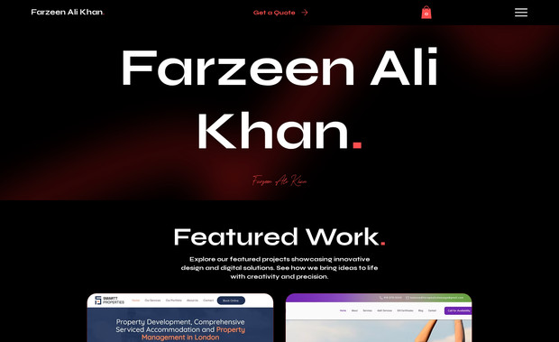 farzeen ali khan: This is my client's website Farzeen in which I design the mega menu and redesign the complete website. 
