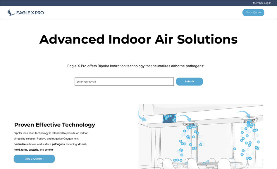 Eagle X Pro (MAIN): This was a complex B2B build with a full custom backend members section, where customers could receive specific information and reorder items based on their unique pricing and terms.

The main objective was to enhance clarity of the message and highlight the key benefits.  The second objective was to provide a customized membership portal for businesses to purchase and track their orders. Each customer has a custom dashboard, can track the year to date spending, and reorder.