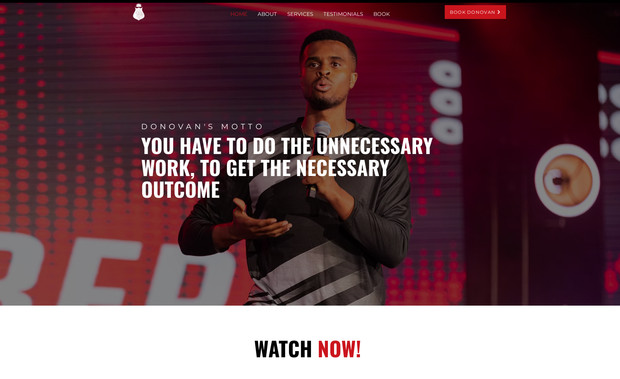 donovantolbert: Donovan is an international motivational speaker based in the U.S. who has been featured in different channels