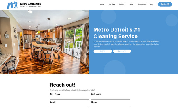 Mops and Muscles: ✅ Website
✅ Google Ads
✅ Google MyBusiness
✅ Branding
✅ Info Video Production

A local cleaning service had its website DELETED ❌ 

HOW?! 

They're still unsure, but now he knows that a quick and effective site is able to be created and launched. I provided an info video at a spectacular (and clean 🧼) home location, a website for contact, Google Ads management, Google MyBusiness, and a visual identity. Fitting a mop in an 'M' is not as easy as you might think!