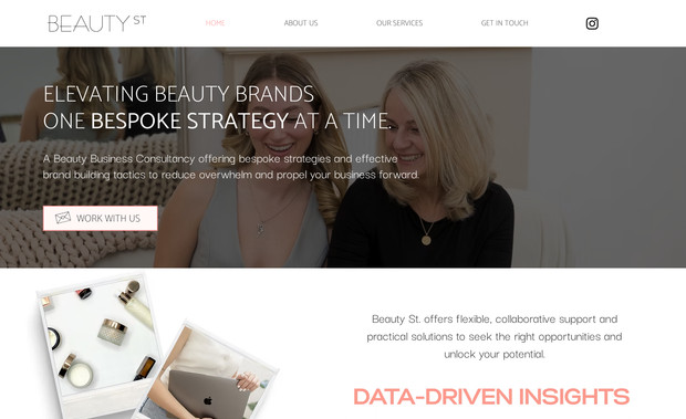 Beauty St.: Full Website Design & Build