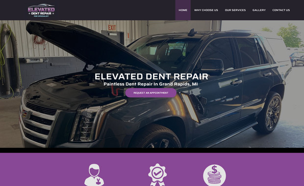 ELEVATED DENT REPAIR: 