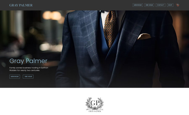 GrayPalmer: The core element of this website is the unique shop section that is used by local schools and community clubs for their branded clothing, e.g. blazers, uniforms, PE kit, and sports wear. The shop is organised by categories to ensure the user is guided only to items that are relevant to their school or club where they can then make purchases for delivery or collection. The website serves a dual purpose in showcasing the quality of its established mens clothing and hire wear departments. The client is able to, but chooses not to add all of its clothing in the shop section - although the facility is there should they wish to develop this side of their business.