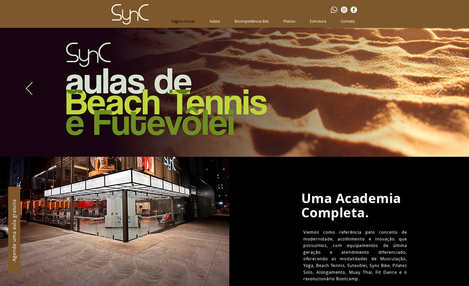 Sync Academia: Criação de site institucional e gerenciamento de google Ads