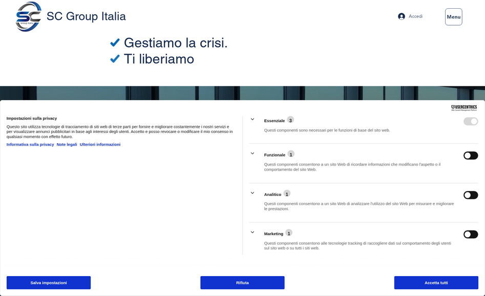 Sc Group Italia: Realizzazione sito web
