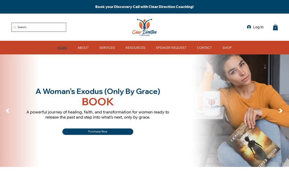 Clear Direction Coaching: Digital Stylz created a custom logo and a professionally designed 3–6 page website, featuring a tailored resource page with integrated search functionality.







