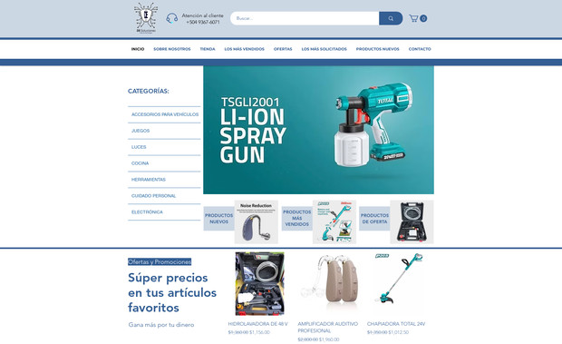 D E Soluciones: Empresa: Tienda Productos Varios Online
País: Honduras