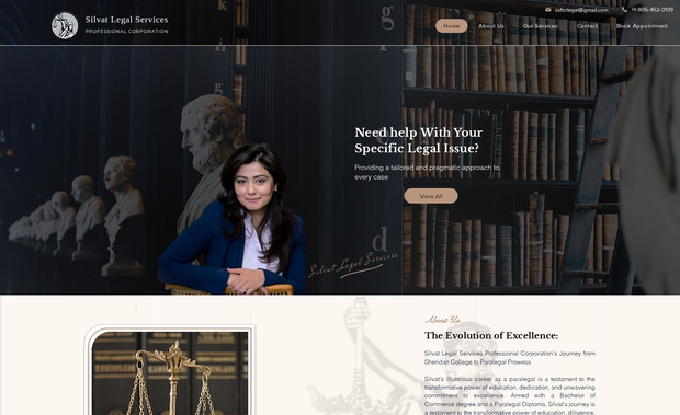Silvat Syed Legal : Canada Based Law Firm Website