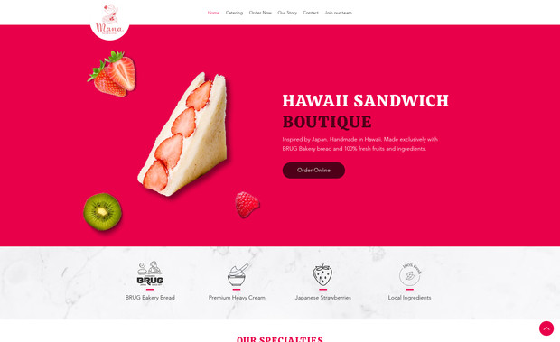 Mana Sandwiches: This vibrant and mouthwatering site was created by Zaga Creative for Japanese Sandwich Boutique—where tradition meets tropical freshness. Designed to reflect the brand’s elegance and authenticity, the website showcases signature Japanese fruit sandwiches made with BRUG Bakery bread, premium heavy cream, and 100% fresh ingredients sourced locally in Honolulu, Hawai‘i. The layout is clean, mobile-optimized, and built with SEO best practices to boost visibility and drive both local and tourist traffic. A perfect blend of visual appeal and functionality to highlight every delicious detail.