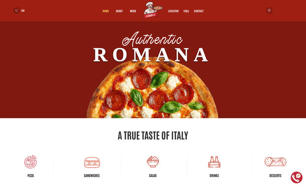 Anto's Pizza: This is a demo of a professional interactive pizza website