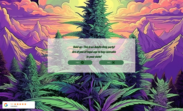 The Green Room: Complete design, store, hemp compliance, age check