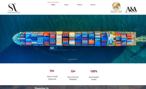 Sara Associates: B2B website