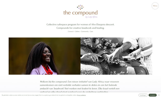 Lady Africa: Webdesign and development of 5+ pages

For this project I added elements to the branding such as a color scheme, shapes based on the logo and typography. I designed and developed a website of 5+ pages with updates every few months.