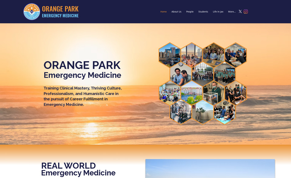 Orange Park EM: Complete redesign, SEO and mobile optimization