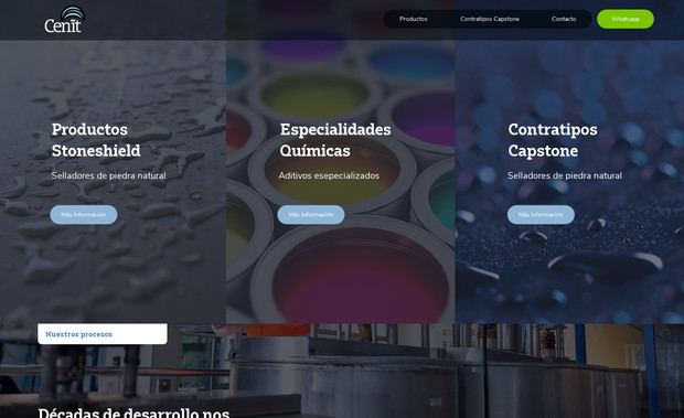 Cenit Lab: Cenit lab is a modular website platform solution. This platform is at its earlier stage and is planned to grow together with the company as the business grows. It has started with a small structure an a landing page format for Google Ads campaign. All within a Corporate modern design style.
