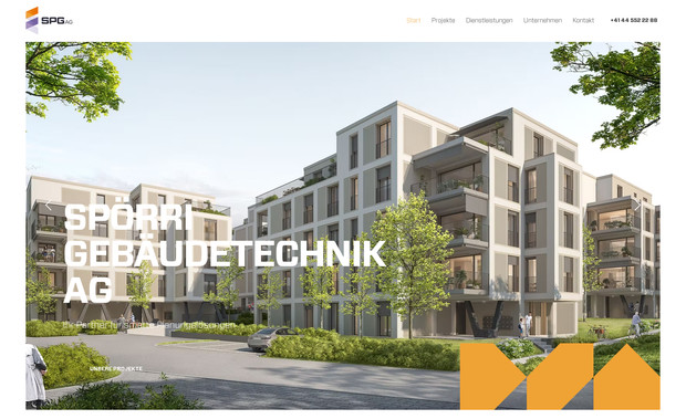 SPG AG: Full-Responsive Webdesign im Wix Studio Editor