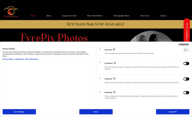 FyrePix Photos: A Photobooth Company Website