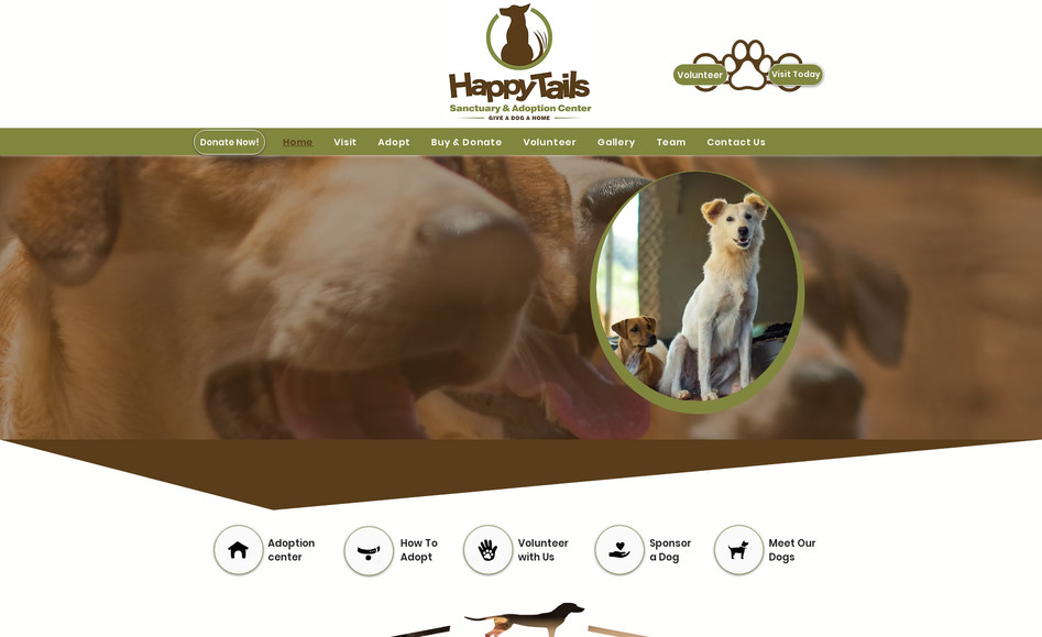 HappyTailsSanctuary: Here at Happy Tails Sanctuary & Adoption Center, we are driven by a single goal; to do our part in making the world a better place for dogs. We strive to keep learning to always be the leaders of the pack, in offering our rescued dogs the very best chance in life.