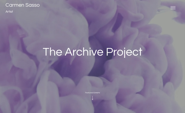 Carmen Sasso: Designed & built this studio website.