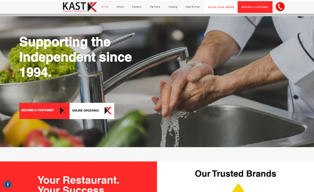 Kast Distributors: Designed a website for a food distribution company in New Jersey. We highlighted their rebates & offers, as per the client's request.