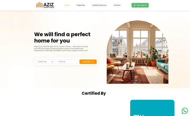 Property Search Engine: Stand back Rightmove! This website built with velo allows users to search or browse rental properties from a map or from listings. SIGo Digital is here to support smaller businesses like Aziz Properties, with sleek, fully functional, Google and UX optimised websites just like this. Get in touch if you are an estate agent or property manager looking for a fully customised property listings website to support your business.