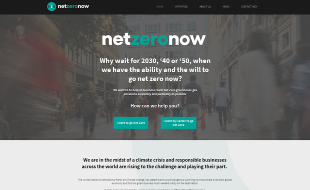 Netzeronow: We created this website for a wonderful startup driving businesses to reduce their carbon footprint. This included building the design and custom behavior.