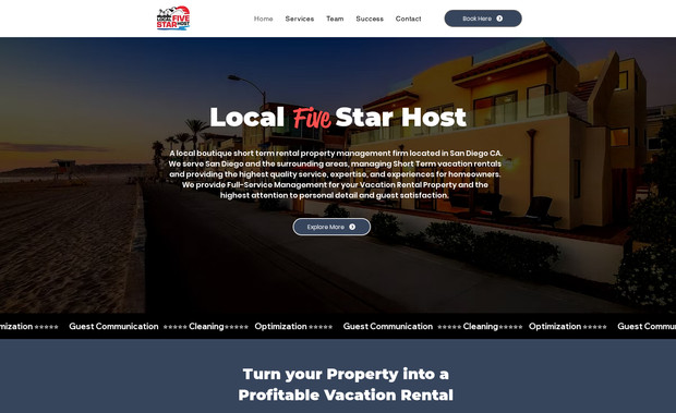 ThelocalSTRmanager: I built a clean and professional website for The Local STR Manager, a business that specializes in short-term rental (STR) property management. The site clearly explains their services, showcases managed properties, and includes a contact form for property owners. It's fully responsive, fast, and optimized for SEO to attract more local clients.