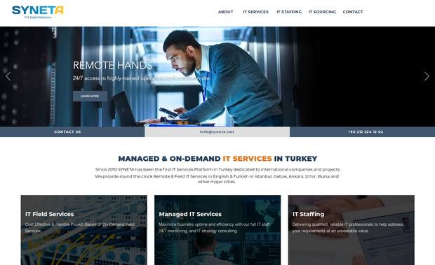 SYNETA: Web Sitesi Taşıma