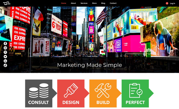 infinitdesigns: infinitdesigns is a full-service website, graphic design, digital signage, and video editing marketing company.