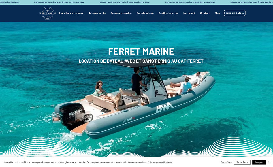 Ferret Marine: Refonte du site et optimisation SEO
