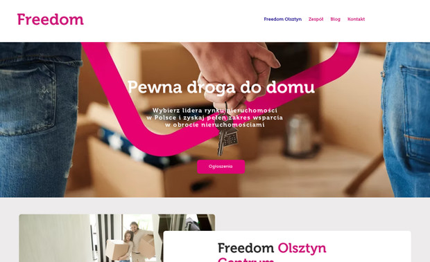 Freedomolsztyn: Strona dla agencji nieruchomości