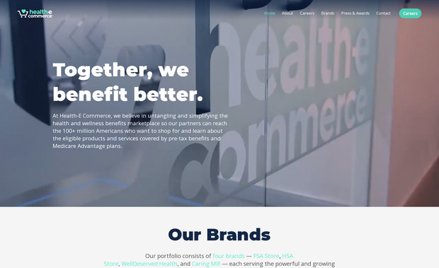 Health e-Commerce: Designing from scratch the Careers page then recreating the original site off of the classic WiX editor over to WiX Studio.